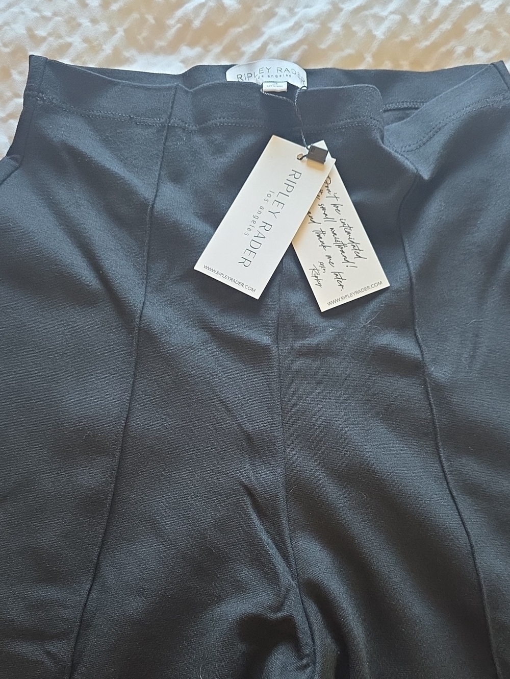 Ripley Rader Black Wide Leg Perfect Pants Size 3 Medium NWT